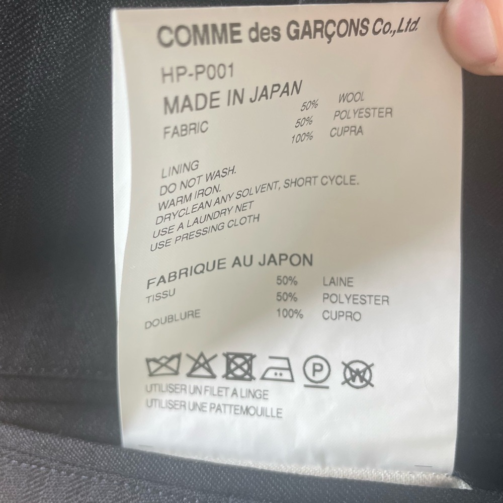 🔥 New Season Comme Des Garcons Homme Pinestripe Trouser - Picture 9 of 9